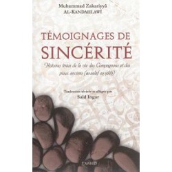 Témoignages de sincérité....