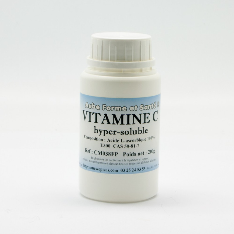 Vitamine C Hyper Soluble - pot inviolable 200g