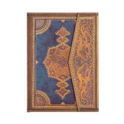 Carnet Paperblanks Safavide Indigo Midi avec rabat